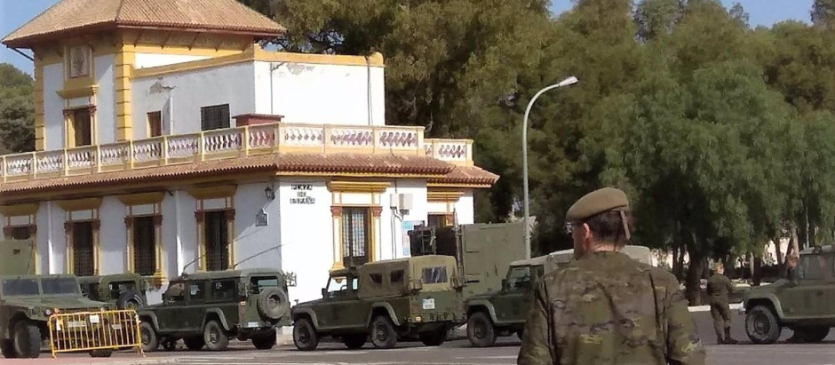 Base militar 'Álvarez de Sotomayor' de Viator (Almería)
donde residían los legionarios