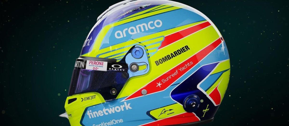 El casco de Fernando Alonso para la temporada 2023