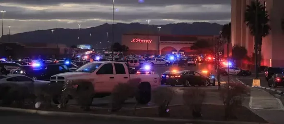 El centro comercial Cielo en El Paso tras el tiroteo