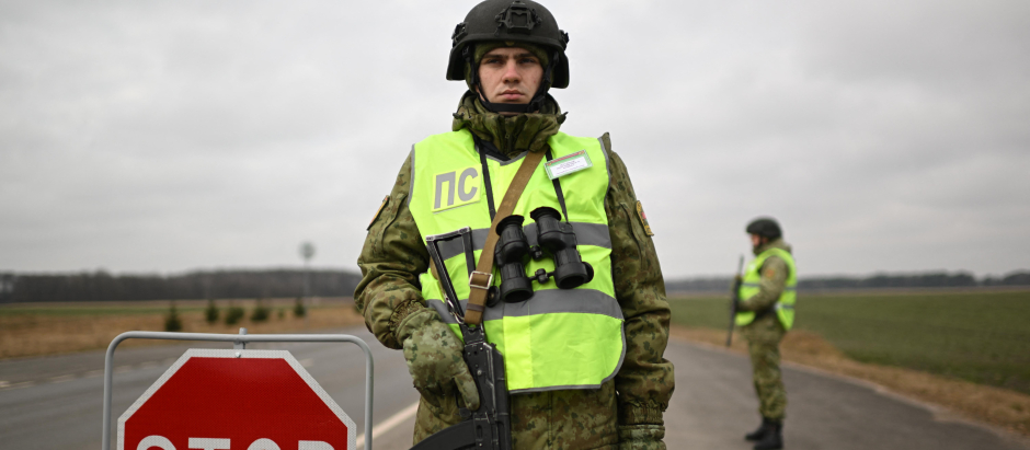 Control fronterizo en Bielorrusia