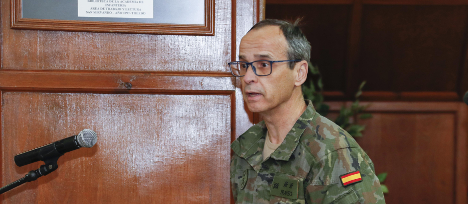 El teniente coronel Iranzo es el responsable de la formación que se da a los militares ucranianos en España