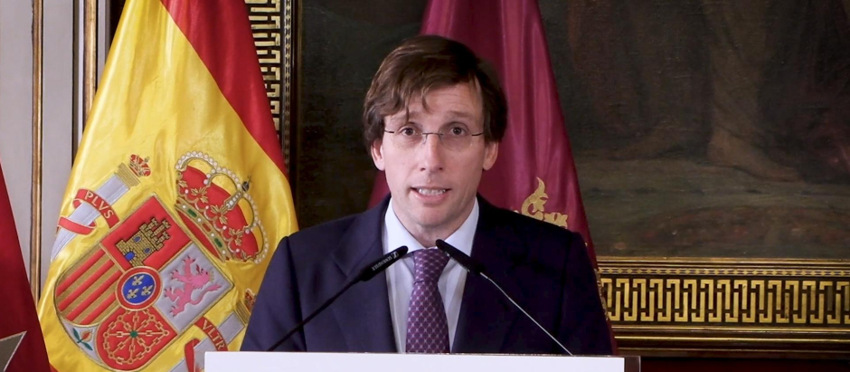 Imagen del alcalde de Madrid, José Luis Martínez-Almeida