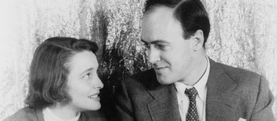 Patricia Neal y Roald Dahl