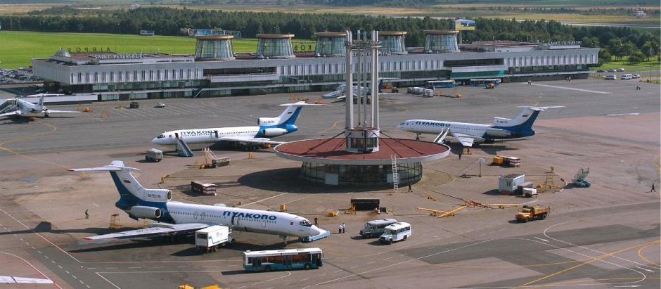 Aeropuerto de Pulkovo en San Petersburgo