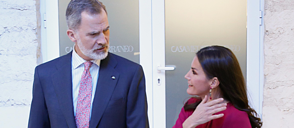 Spanish King Felipe VI and Queen Letizia during Research awards 2023 (Investigación e Investagación para jóvenes) in Alicante on Wednesday, 1 March 2023.