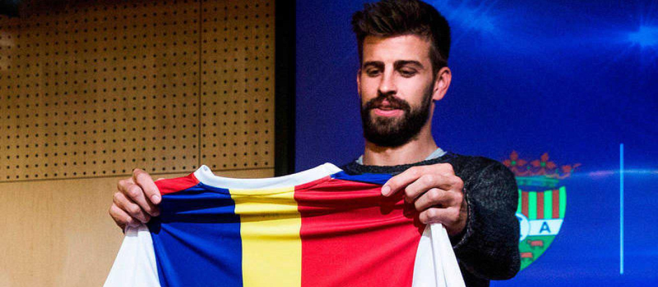 Piqué, con la camiseta del Andorra, en una imagen de archivo