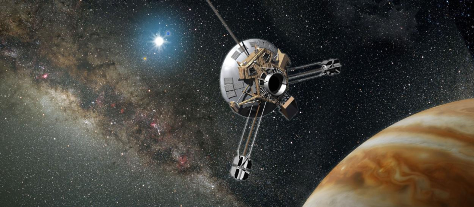 Ilustración de la sonda Pioneer 10