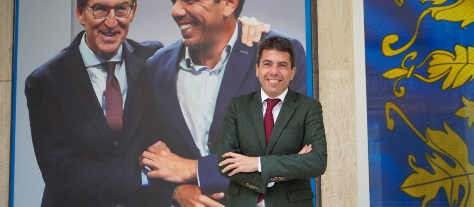 El candidato del Partido Popular a la presidencia de la Generalitat Valenciana, Carlos Mazón.