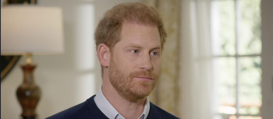 Prince Harry during " where Harry now lives, Harry: The Interview " tv show