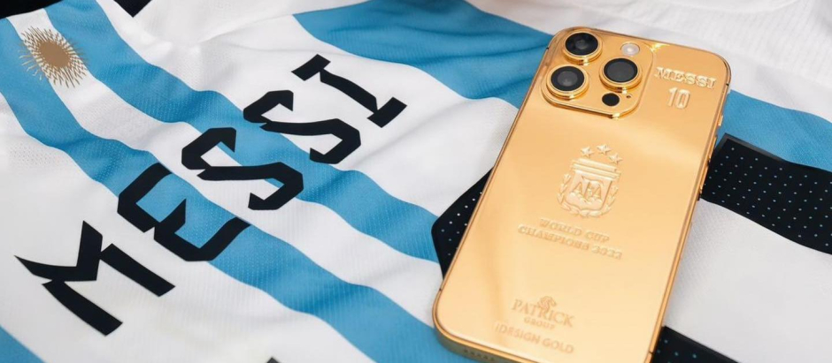 Messi regalará a sus compañeros de Argentina un iPhone 14 bañado en oro