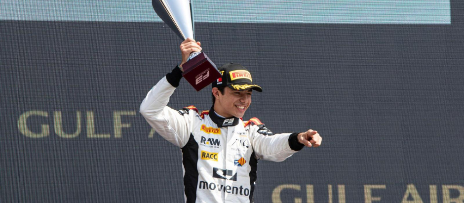 Pepe Martí celebra su primera victoria en Fórmula 3