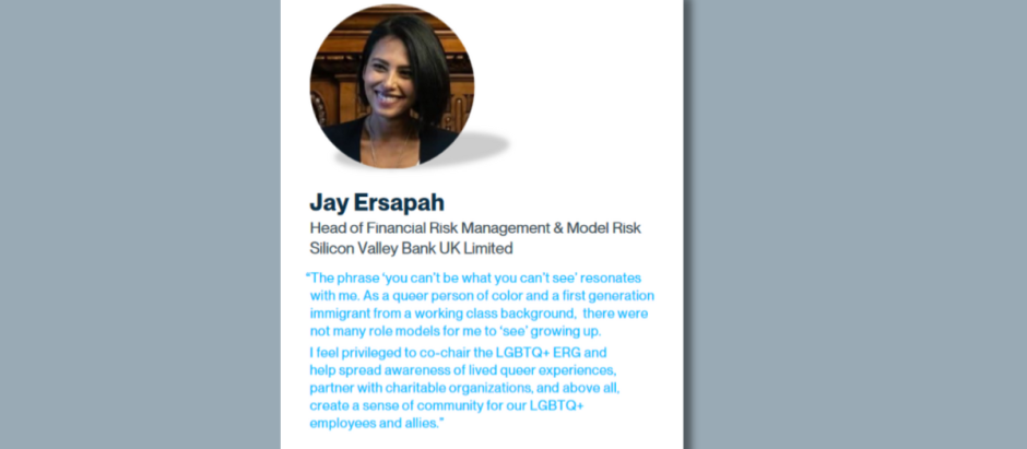 Jay Ersapah, responsable de Gestión de Riesgos Financieros y Riesgo de Modelo de Silicon Valley Bank