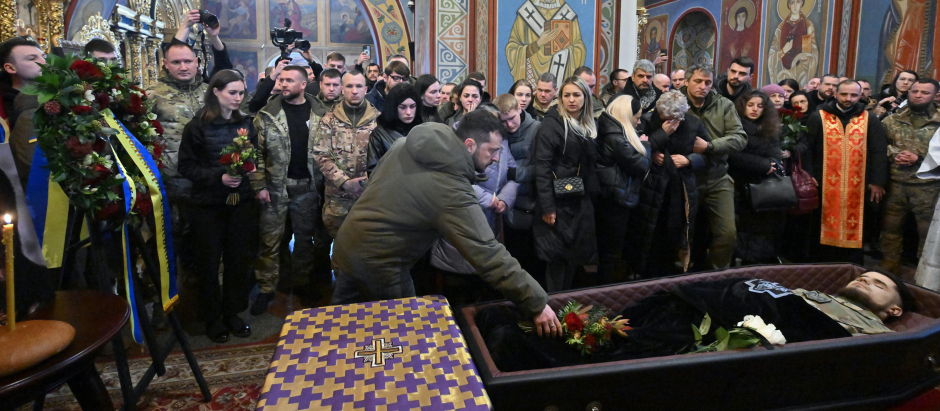 Funeral Dmytro Kotsiubailo
