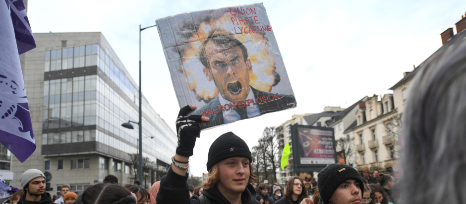 Protestas Francia pensiones