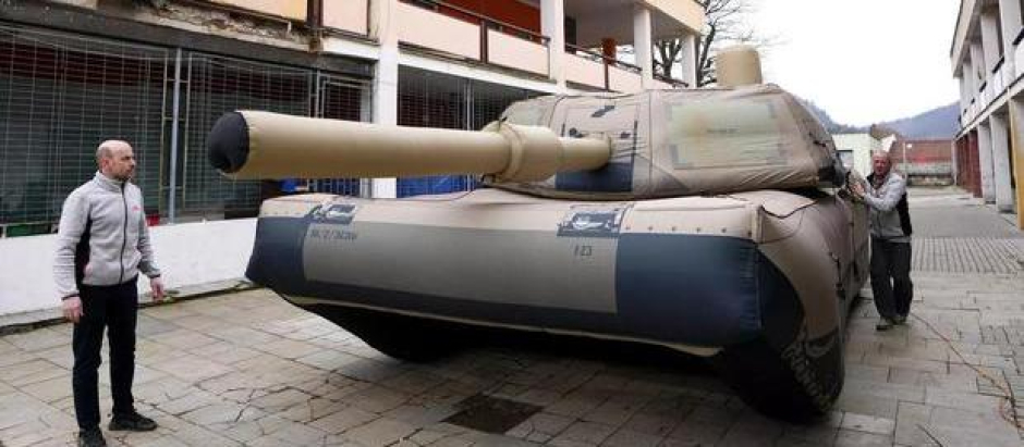 Réplica tanque ucraniano