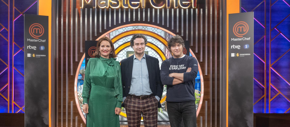 Samantha Vallejo-Nágera, Pepe Rodríguez y Jordi Cruz, jueces de MasterChef