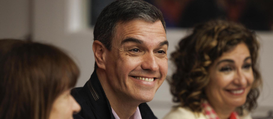 El presidente del Gobierno y secretario general del PSOE Pedro Sánchez asiste a la reunión del Comité Federal del PSOE