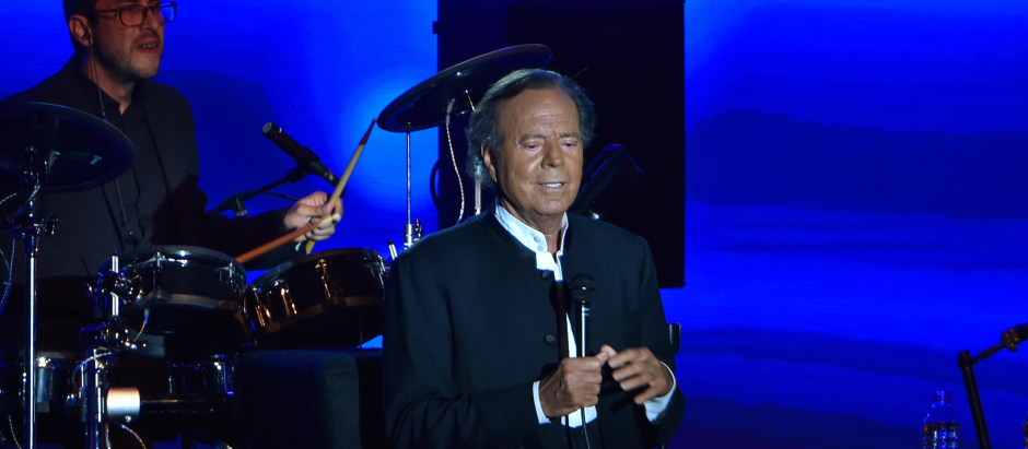 El cantante Julio Iglesias
