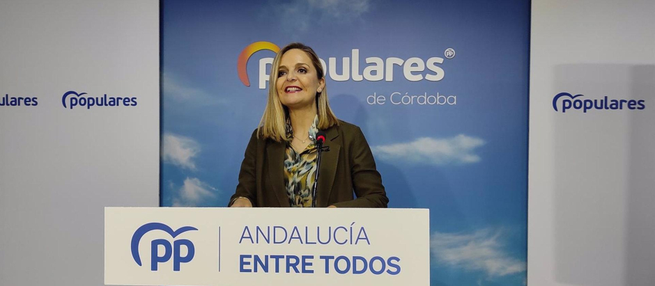 La portavoz del PP de Andalucía, Maribel Torregrosa