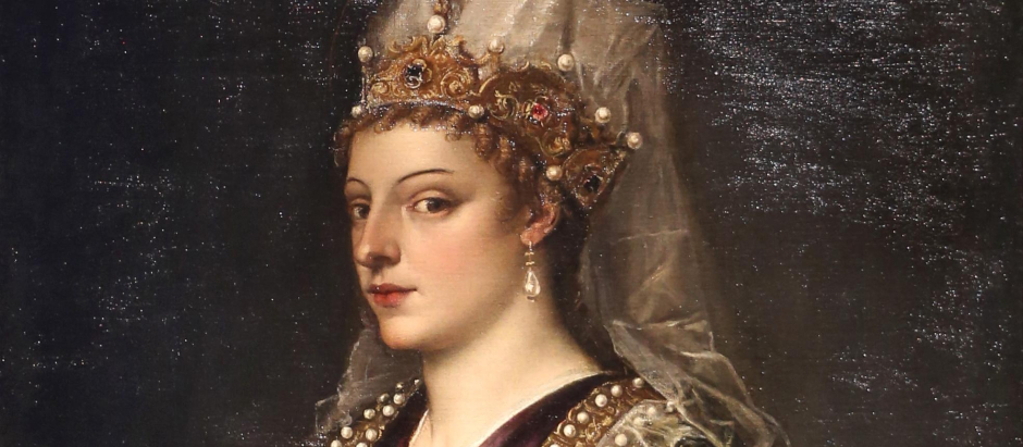 Retrato póstumo de Caterina Cornaro como Santa Catalina de Alejandría