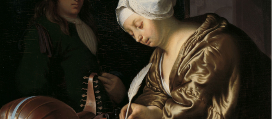 'Mujer escribiendo', de Frans van Mieris el Viejo