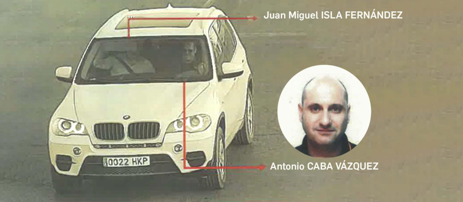 Imagen de Juan Miguel Isla (víctima) y Antonio Caba (presunto asesino) juntos poco antes del crimen