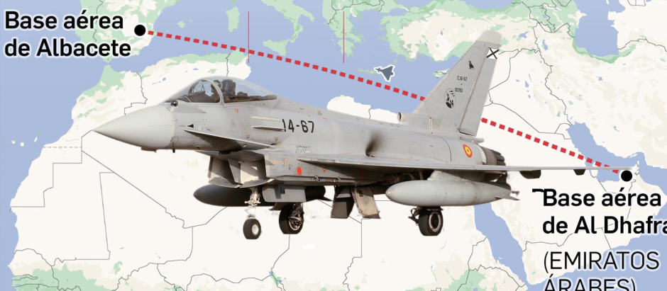 Los Eurofighter españoles han regresado a España desde Emiratos Árabes