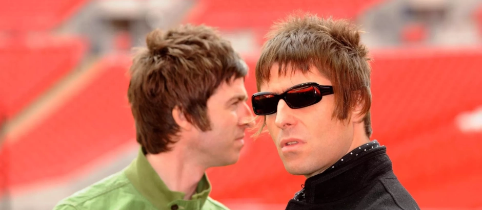 Los hermanos Liam y Noel Gallagher