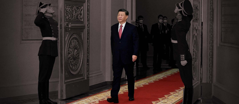 Xi Jinping, durante su encuentro con Vladimir Putin
