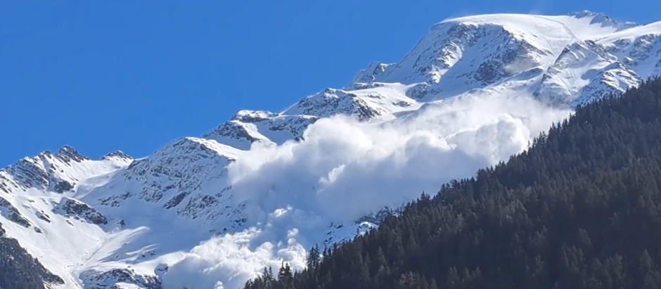 Avalancha Alpes