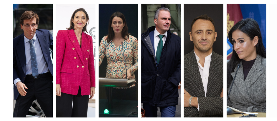 Candidatos a las elecciones municipales por Madrid el próximo 28 M