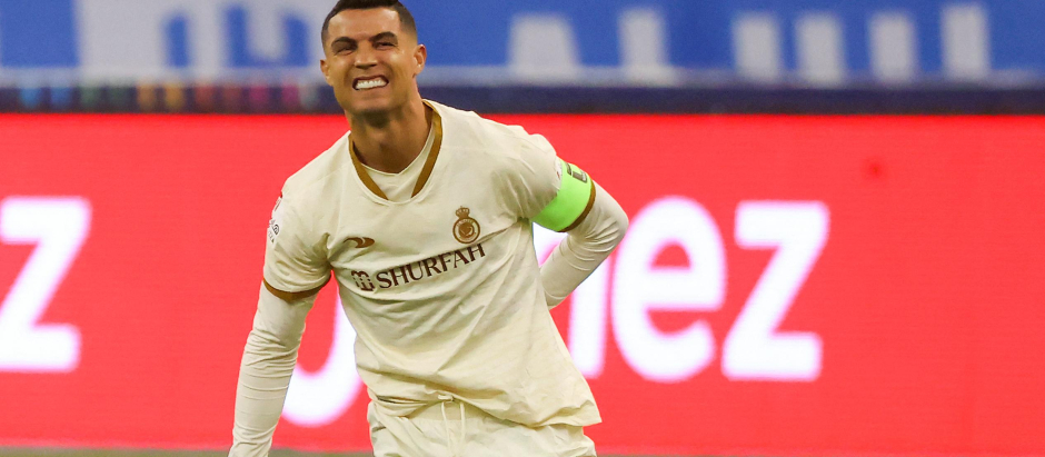 Cristiano Ronaldo durante un partido con el Al-Nassr