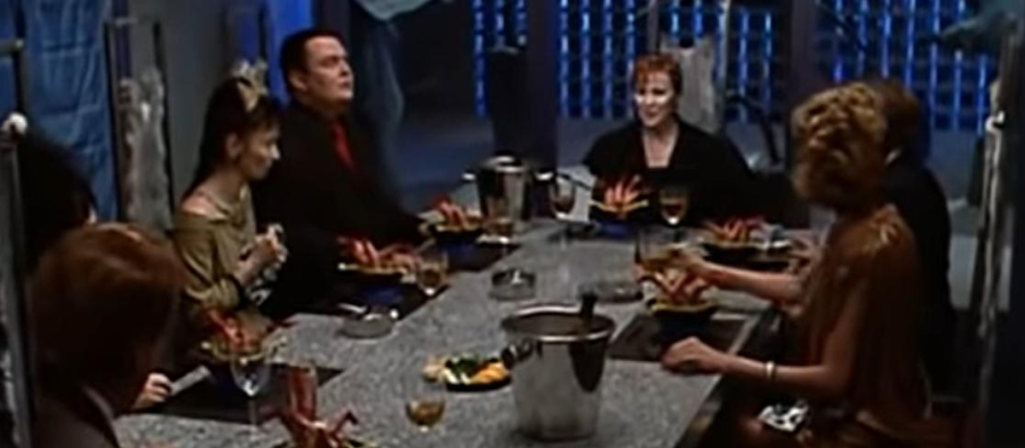 La escena del banquete en Bitelchús al ritmo de Day-O de Harry Belafonte