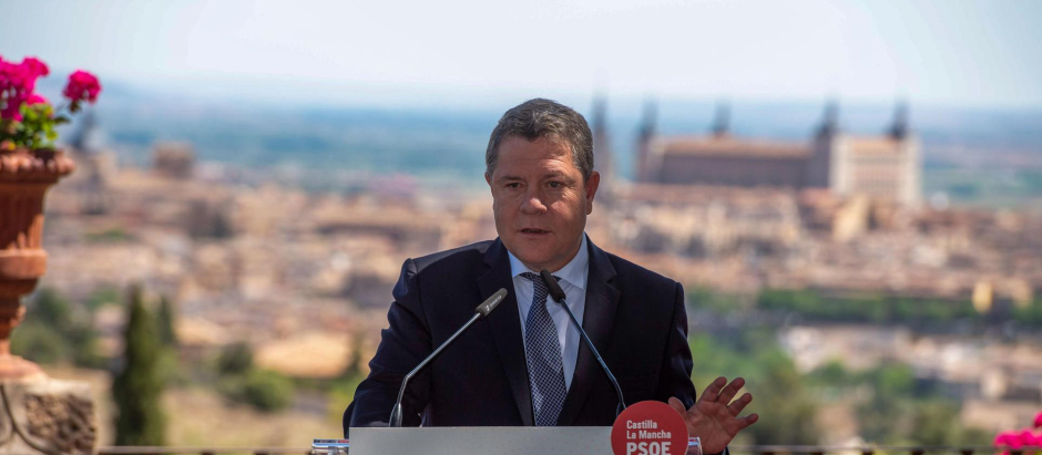 El presidente de Castilla-La Mancha y candidato a la reelección, Emiliano García-Page