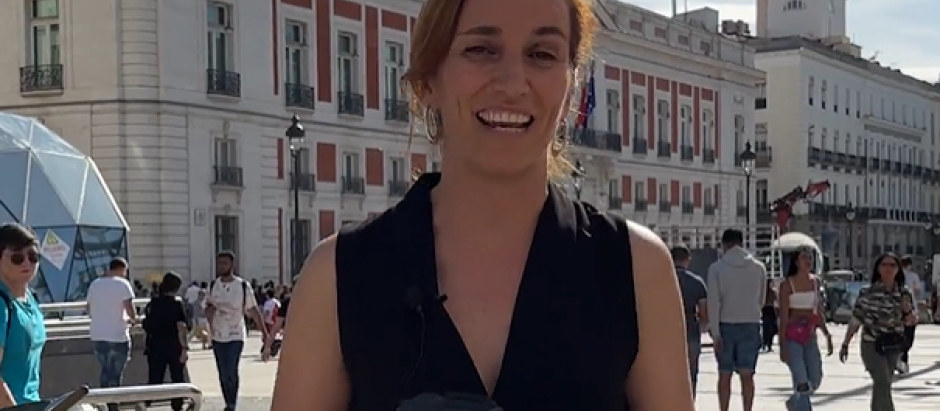 Mónica García en la Puerta del Sol