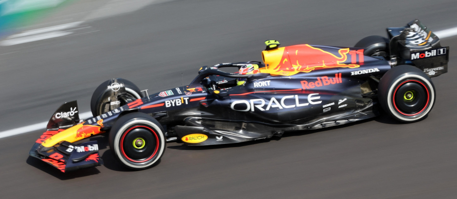 El Red Bull de 'Checo' Pérez, ganador del GP de Azerbaiyán de F1