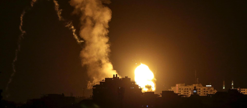 Imagen del ataque israelí a Gaza