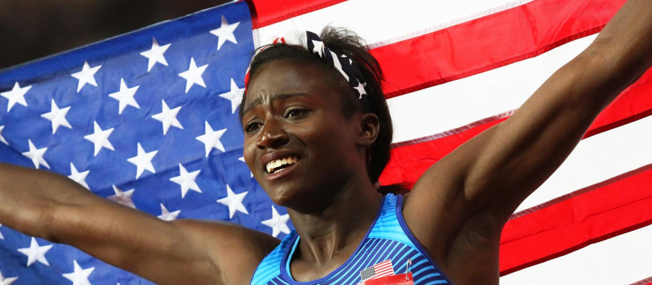 Tori Bowie, atleta estadounidense, ganó tres medallas en los Juegos Olímpicos de Río de Janeiro