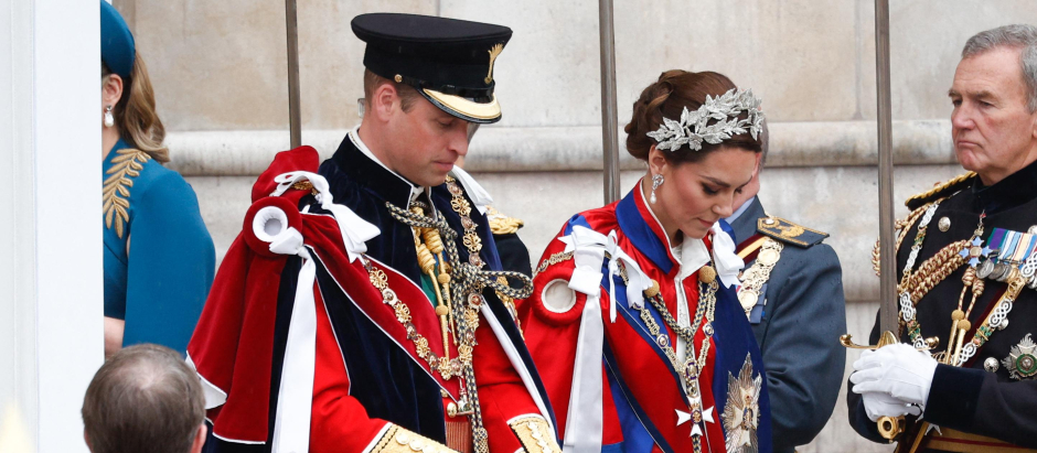 Prince William of Wales and Kate Middleton Princess of Wales attending Britain's King Charles III coronation ceremony in London, Britain May 6, 2023