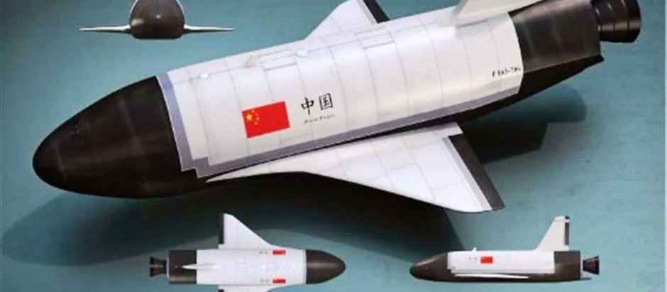 Renderización del avión espacial lanzado por China