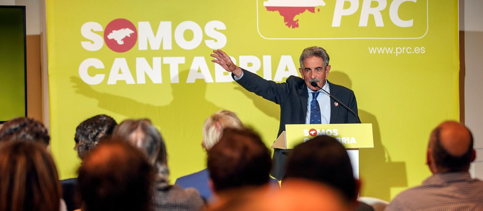El presidente de Cantabria y candidato regional del PRC, Miguel Ángel Revilla