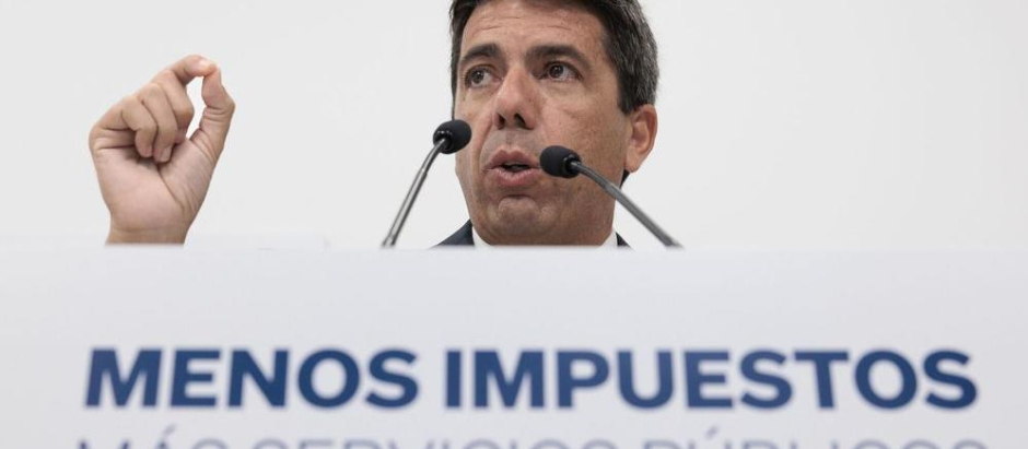El candidato del PP a la Generalitat Valenciana, Carlos Mazón.