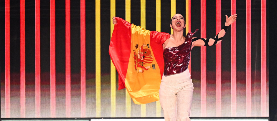 Blanca Paloma, en la presentación de la final de Eurovisión 2023