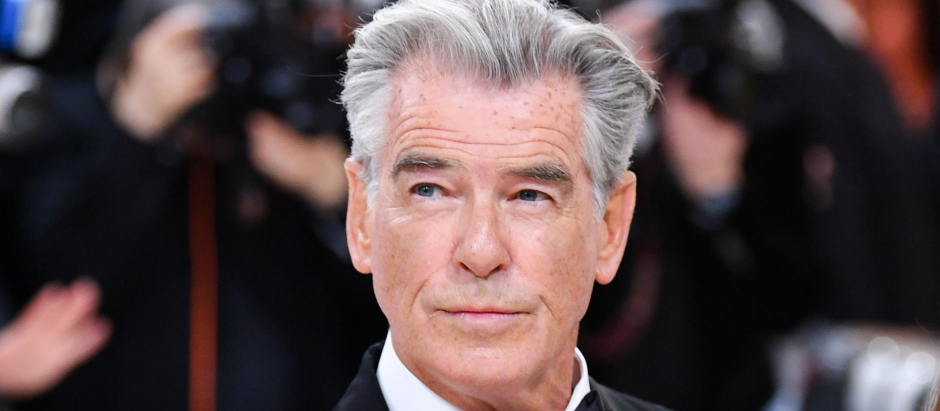 Actor Pierce Brosnan at the Metropolitan Museum of Art Costume Institute Gala (Met Gala) to celebrate the opening of "KarlLagerfeld: A Line of Beauty exhibition" in New York, U.S., May 1, 2023