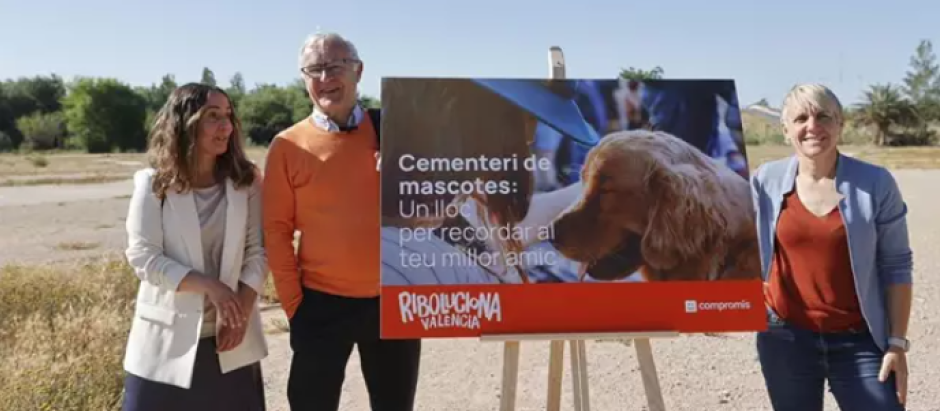 El alcalde de València y candidato de Compromís a la reelección, Joan Ribó, anuncia su propuesta para crear en la ciudad un cementerio de animales de compañía