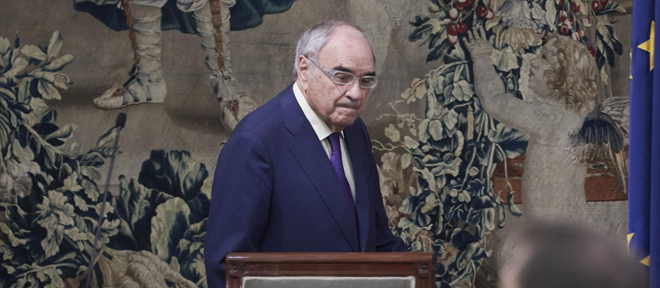 El exministro Rodolfo Martín Villa, en 2018