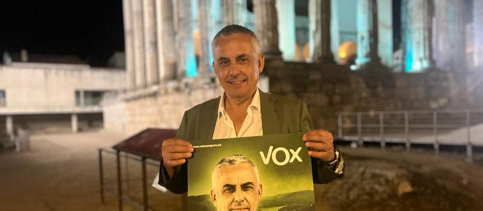 Ángel Pelayo, candidato de Vox a la Presidencia de la Junta de Extremadura