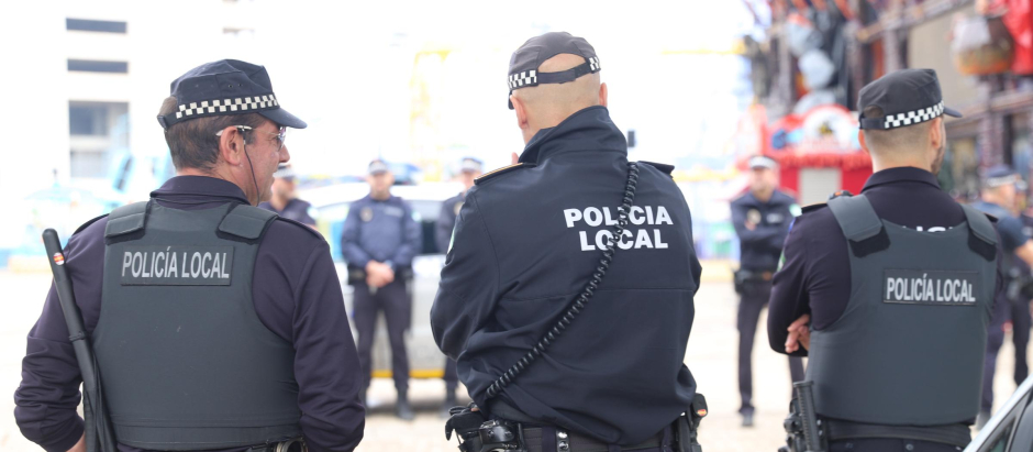 Policía en la feria de Córdoba
