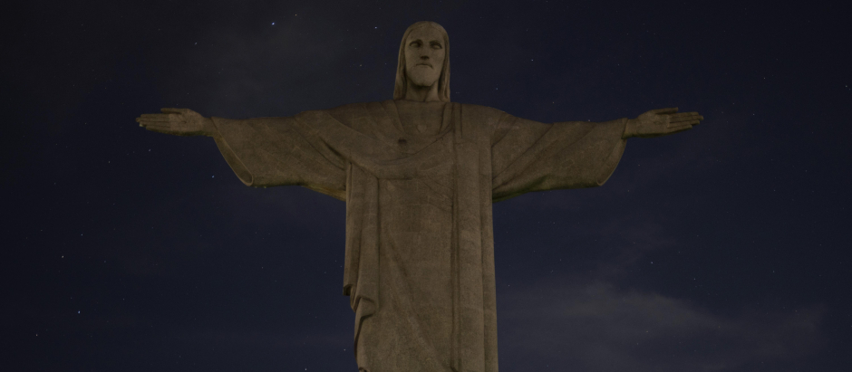 La estatua del Cristo Redentor apaga sus luces en apoyo a Vinicius