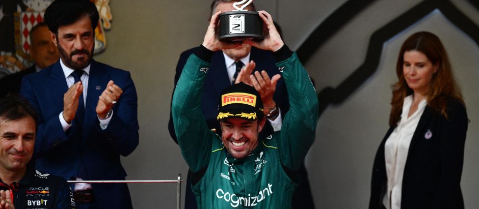 Fernando Alonso finalizó segundo en el GP de Mónaco